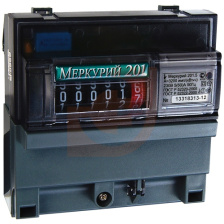 1ф Меркурий 201.6 10(80)А; кл.т.1; DIN; ОУ